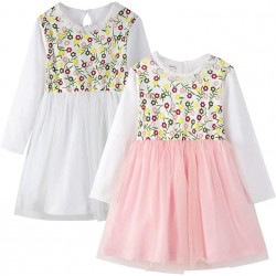 Pink Floral Tutu Dress