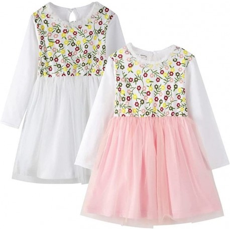 Pink Floral Tutu Dress
