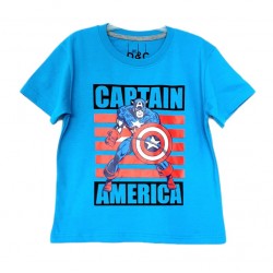Blue Red Captain America Tee