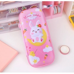 Moon Rabbit 3D Pencil Case