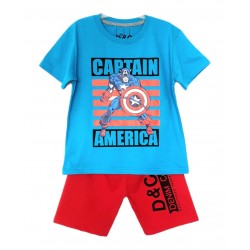 Blue Red Captain America