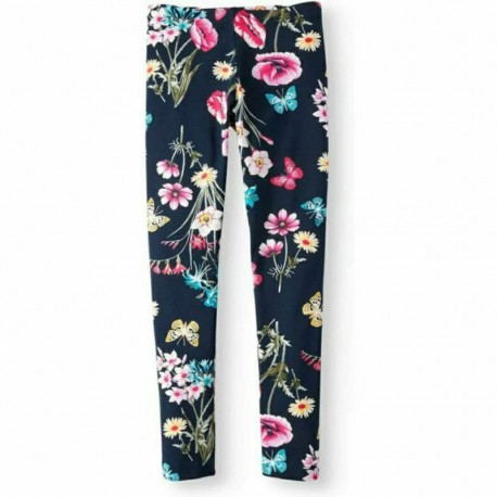 WonderNation Navy Floral Leggings