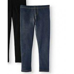 WonderNation Soft Denim Glittered Legging