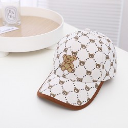 White Bear Patterned Hat