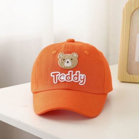 Orange Teddy Bear Hat