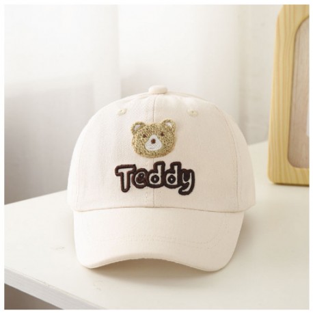 White Teddy Bear Hat