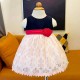 Navy Pink Lace Baby Dress
