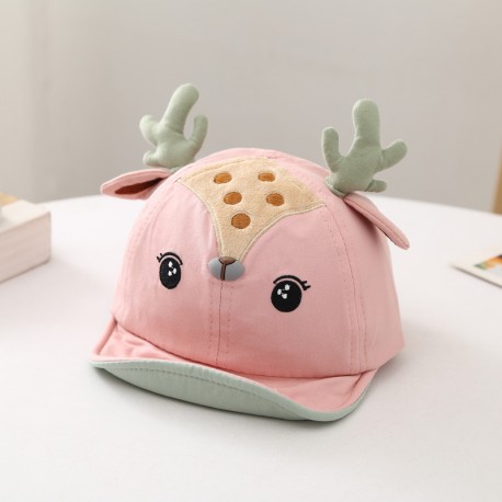 Pink Cute Deer Hat