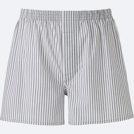 Grey Stripe Short Pants