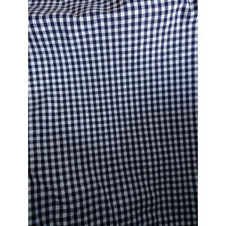 Navy Plaid Short Pants