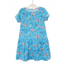 Blue Marie Cat Dress
