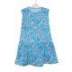 Blue Marie Cat Sleeveless Dress