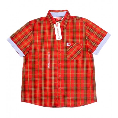 Cool Kids Red Big Plaid Shirt