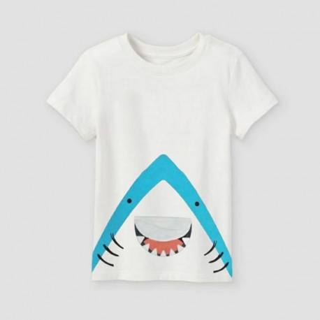Cat & Jack White Shark T-Shirt