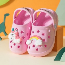 Pink Rainbow Unicorn Rubber Shoes