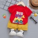 Red Big Power Set Pants
