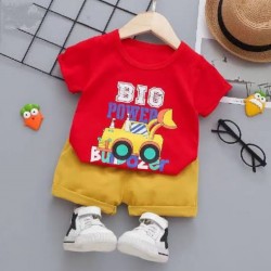Red Big Power Set Pants