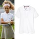 French Toast White Polo Shirt
