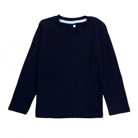 Black Long Sleeve Basic T-Shirt