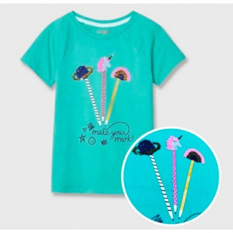 Cat n Tosca Unicorn Flip Sequins T-Shirt