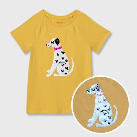 Cat n Jack Dalmatian Flip Sequins T-Shirt