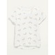 OldNavy Off-White Rainbow T-shirt
