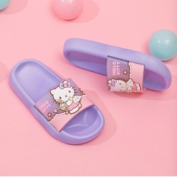 Purple Hello Kitty Slippers