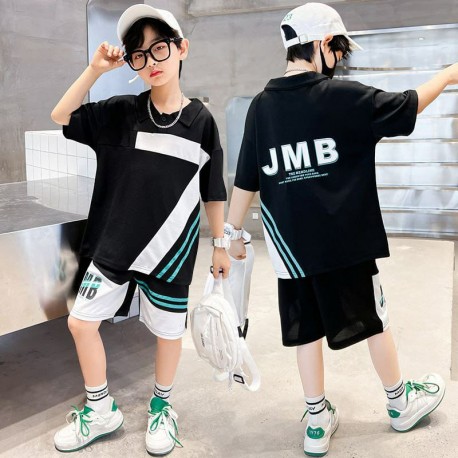 Black JMB 7 Top Set Pants