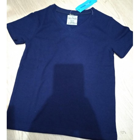 Navy V-neck Tee