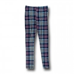 H&M Blue Pink Plaid Leggings