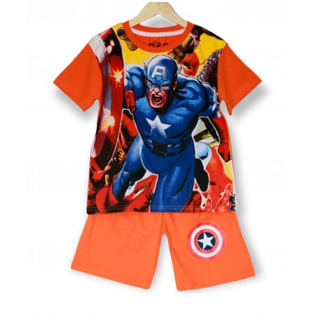 Orange Captain America Set