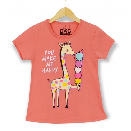 Giraffe Ice Cream Tee