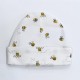 White Bee Baby Beanie Hat