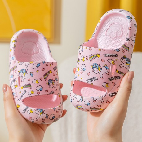 Pink Unicorn FullPrint Slippers
