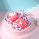 Pink Rainbow Unicorn Slippers