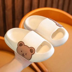 White Side Bear Slippers