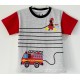 Grey Red Fire Dept