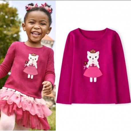 Gymboree Princess Cat LS Top