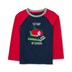 Gymboree 1st Day of School Boy LS T-shirt