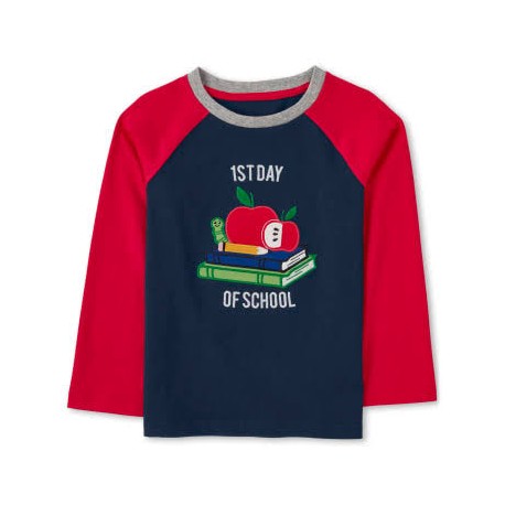 Gymboree 1st Day of School Boy LS T-shirt