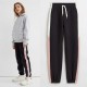 H&M Black White Side Jogger Pants