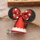 Minnie Mouse Glittery Christmas Hat Hairclip
