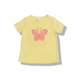 H&M Yellow Butterfly Top