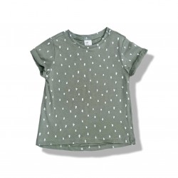 H&M Olive Pattern Top
