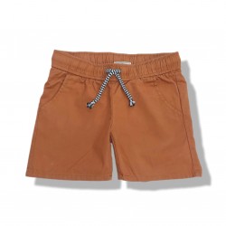 Place Brown Pull On Short Pants