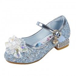 Blue Frozen Princess Glittery Sparkle Shoes