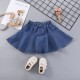 Dark Blue Denim Skirts