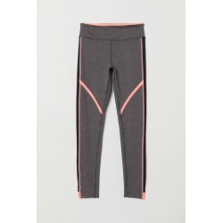 H&M Grey Orange Sport Leggings