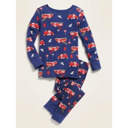 OldNavy Blue FireTrucks Pyjamas