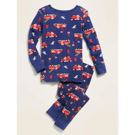OldNavy Blue FireTrucks Pyjamas